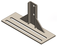Wean to Finish Stainless Bolt-on Footpad  Image