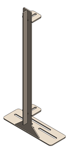 Nursery Stainless T-Post with gap filler  Image