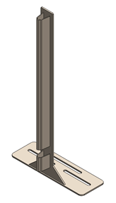 Nursery Stainless T-Post with Drop Pin loops  Image