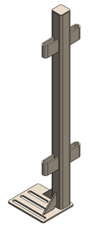 Stainless 2 Way Drop Pin Wean to Finish Post Image