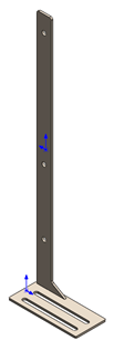 Wean to Finish Stainless T-Post Half Footpad  Image